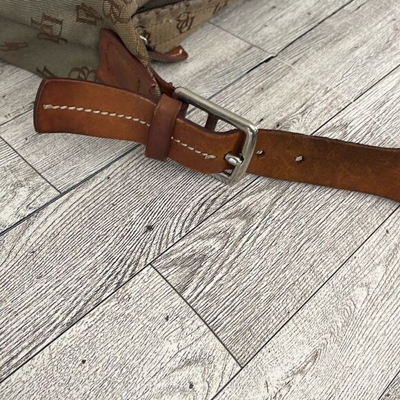 Dooney & Bourke Vintage Canvas and Leather Shoulder Bag - Picture 15 of 15